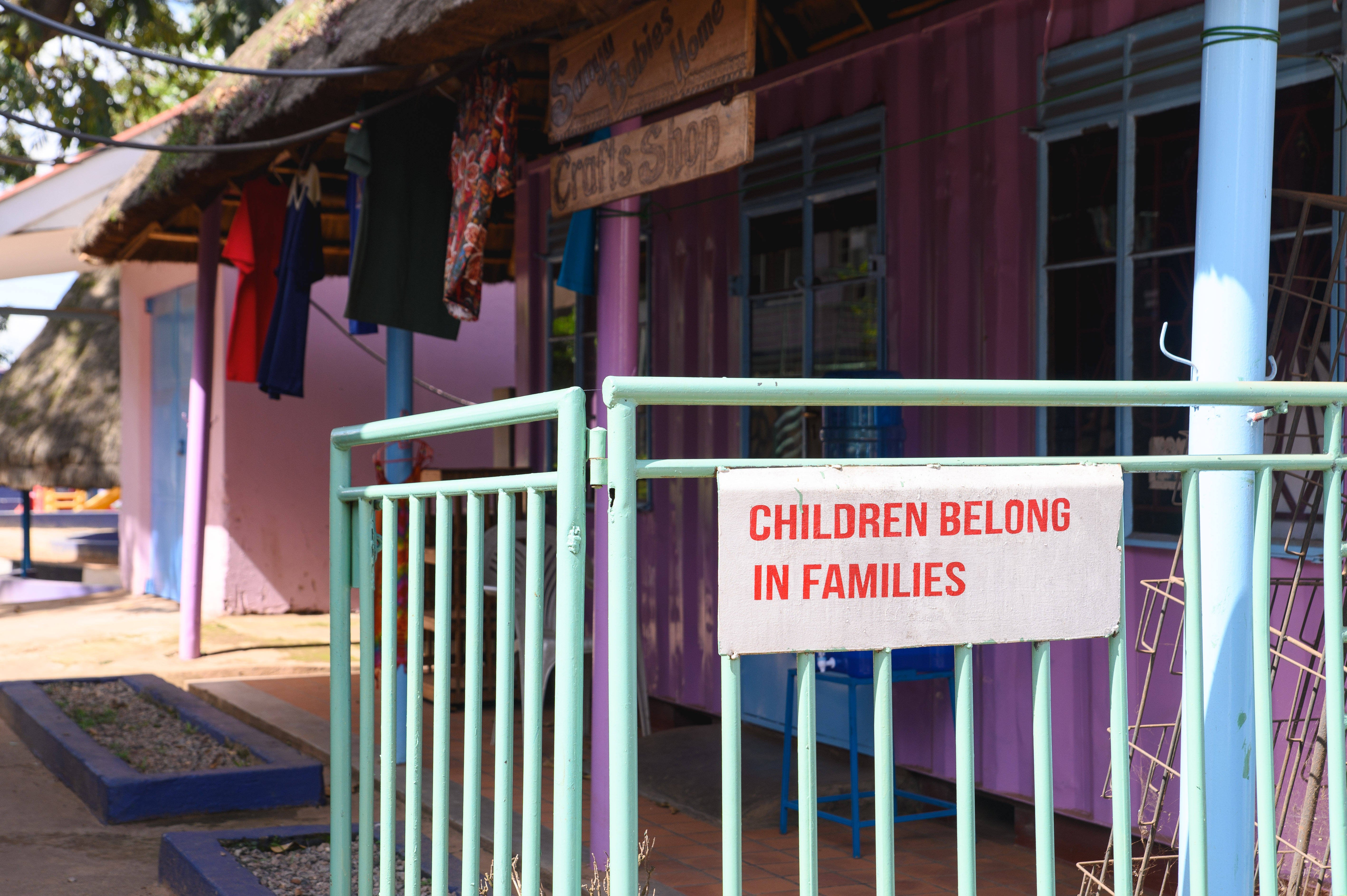 Sanyu Babies' Home entrance
